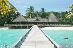 Tranh khu nghỉ dưỡng trên biển