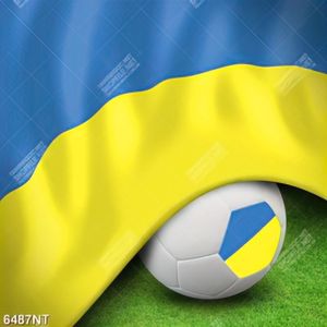 Tranh màu quốc kỳ Ukraina