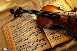 Tranh đàn violin