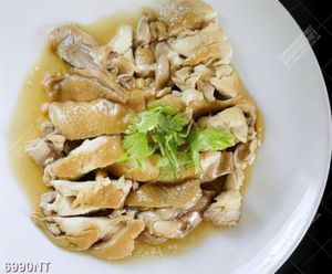 Tranh đĩa thịt gà hấp dẫn