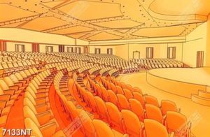 Tranh hội trường rộng