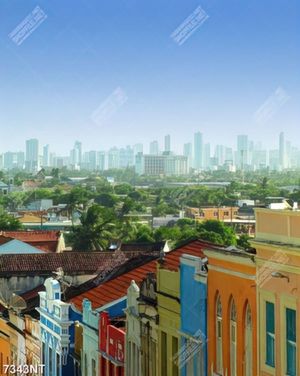 Tranh thành phố đẹp 7343NT