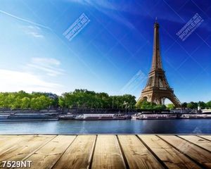 Tranh tháp Eiffel nước Pháp 7529NT