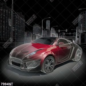 Tranh nghệ thuật xe ô tô 7994NT