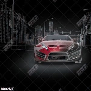 Tranh nghệ thuật xe ô tô 8002NT