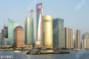 Tranh tòa nhà cao tầng 8118NT