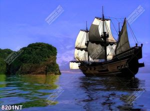 Tranh con thuyền 