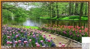 Tranh công viên hoa Keukenhof  Hà Lan