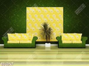 Tranh sofa màu vàng 8640NT
