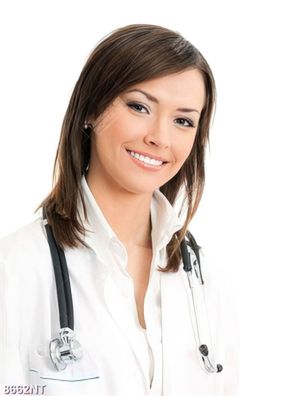 Tranh nữ bác sỹ trẻ 8662NT