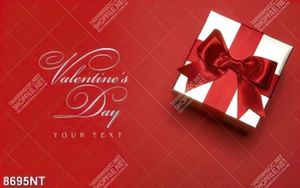 Tranh hộp quà valentine's day