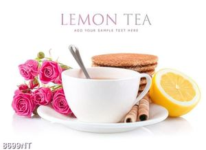 Tranh lemon tea