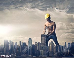 Tranh nghệ thuật những tòa nhà trọc trời 8784NT