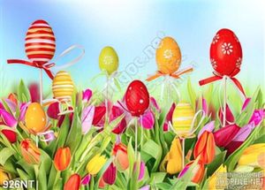 Tranh hoa tulip in kính chất lượng cao