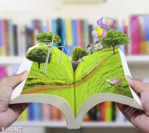 Tranh quyển sách thần kỳ 9446NT
