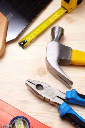 Tranh nghệ thuật sắp đặt dụng cụ sửa chữa 9557NT