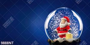 Tranh quả cầu tuyết ông già noel