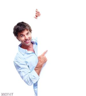 Tranh chàng trai bên tấm bảng trắng