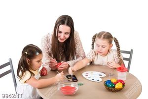 Tranh mẹ và bé cùng vẽ tranh