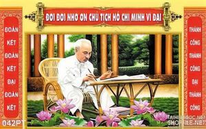 Tranh thờ Hồ chủ tịch