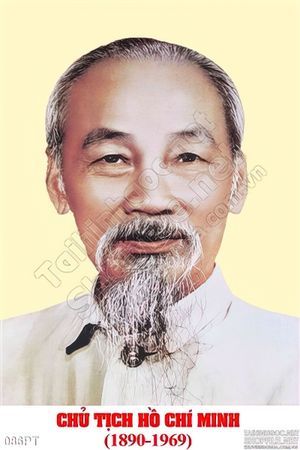 Tranh Chủ tịch Hồ chí Minh