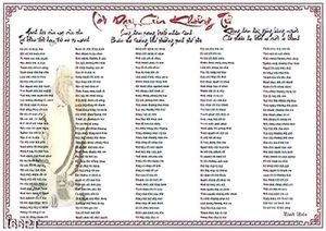 Tranh phòng thờ lời dạy của Khổng Tử