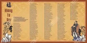 Tranh in uv những lời KHỔNG TỬ dạy đẹp nhất
