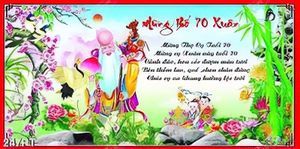 Tranh mừng thọ ông bà file gốc