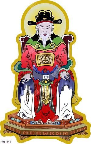 Tranh decor phòng thờ Ngọc Hoàng in uv