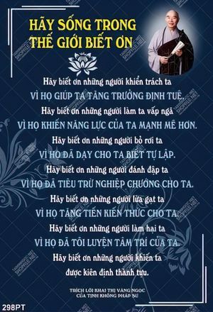Tranh trang trí phòng thờ lời phật dạy