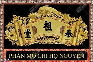 Tranh thờ tổ tiên file psd