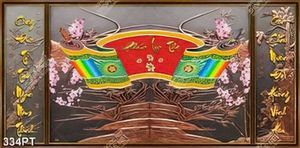 Tranh bàn thờ tổ thư pháp chất lượng cao