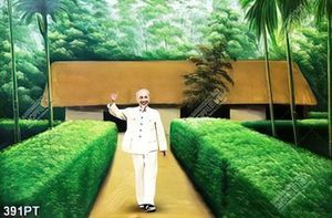 Tranh treo tường HỒ CHÍ MINH file gốc