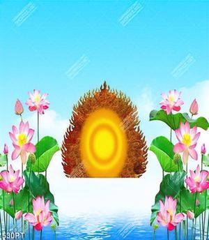 Tranh thờ hoa sen chất lượng cao