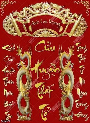 Tranh thư pháp gắn tường phòng thờ in uv
