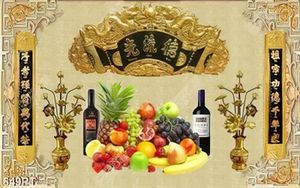 Tranh thờ tổ tiên in gạch men uv