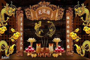 Tranh phòng thờ trang trí