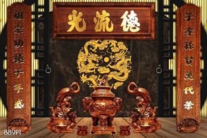 Tranh thờ ông bà tổ tiên