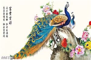 Tranh Rồng,công,phượng,thiên nga