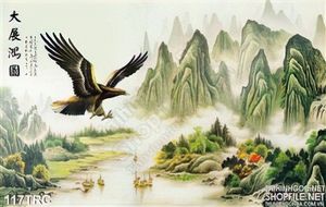 Tranh Rồng,công,phượng,thiên nga trang trí tường