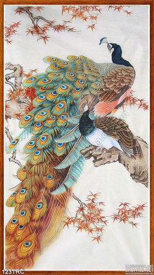 Tranh chim phượng treo tường