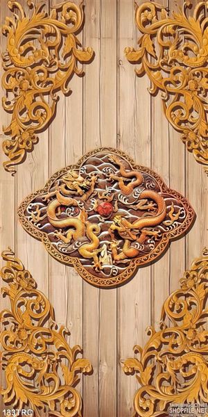 Tranh Rồng điêu khắc gỗ trang trí