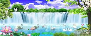Tranh thiên nga phong thủy treo tường