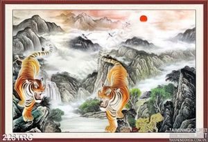 Tranh Rồng,công,phượng,thiên nga, hổ treo tường đẹp