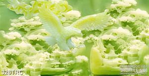 Tranh đại bàng trên kinh thành giả ngọc trang trí