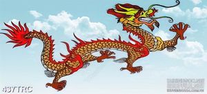 Tranh 3d rồng thăng thiên treo tường