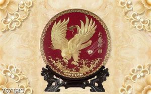 Tranh phù điêu chim Đại Bàng trang trí phòng đẹp