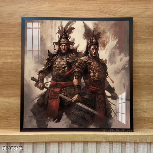 Mẫu Tranh chiến binh Samurai huyền thoại 