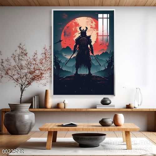 Tranh Samurai decor trang trí tường nhà trang trí tường