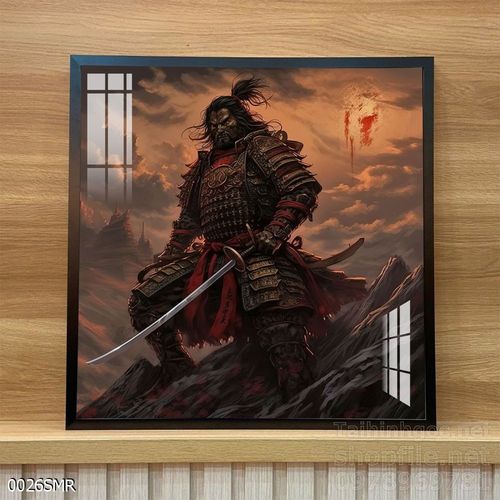 Mẫu tranh chiền binh Samurai décor trang trí tường đẹp độc đáo